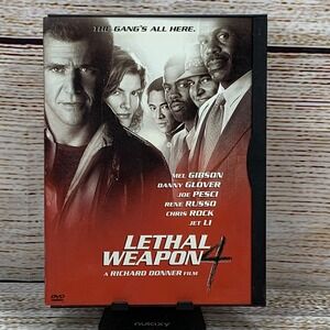 Lethal Weapon 4 [1998 DVD] Richard Donner Film Mel Gibson Danny Glover Joe Pesci
